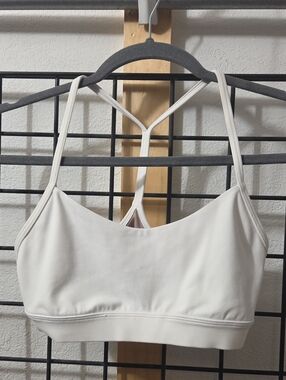 **lululemon athletica Cream Strappy Bralette